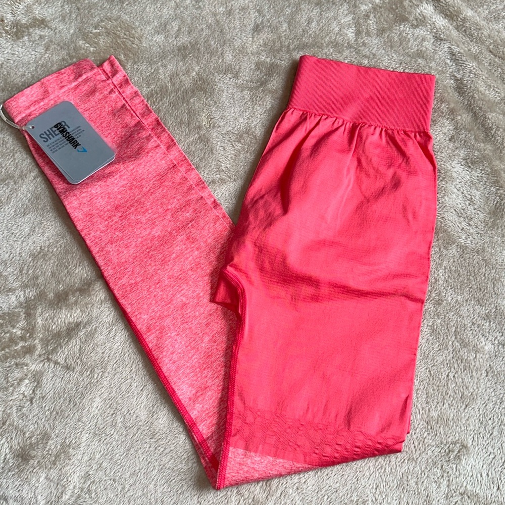 Gymshark Twotone Seamless Coral Leggings